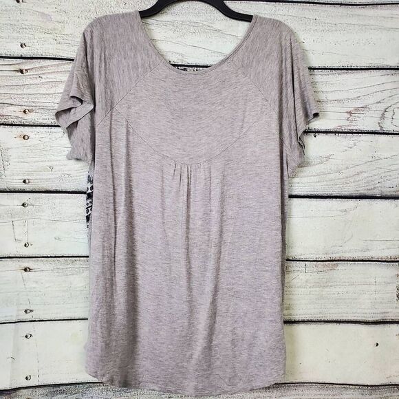 Maurices Women’s Boho Chevron Print Raglan Sleeve Top Size L - Picture 3 of 6